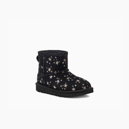 UGG Classic Mini II Stars - Boots Barn - Svart (NO-O385)